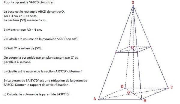 svp dm de math 3eme géométrie - Nosdevoirs.fr