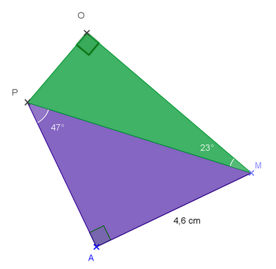 comment calculer une longueur dans un triangle rectangle