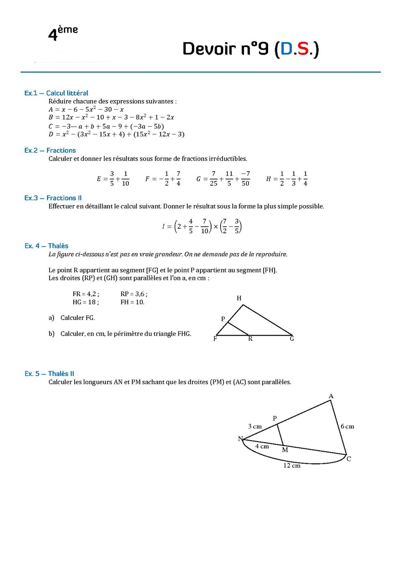 Devoir Maison De Math 5eme Geometrie Correction – Ventana Blog