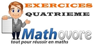 Exercices de maths en quatrième (4ème)