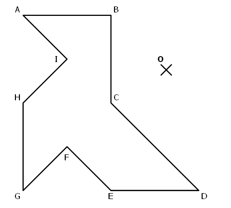 La symétrie centrale : exercices de maths corrigés en 5ème